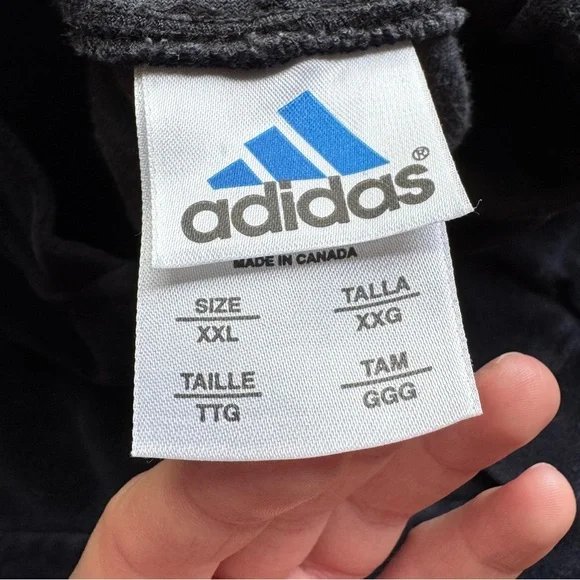 Vintage 2003 Children's Adidas Black and White Track Jacket with Stand-Up Collar - Picture 4 of 8